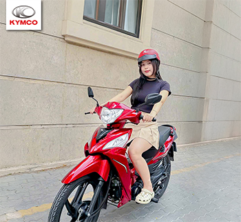 Vi vu đến trường mỗi ngày cùng Kymco Visar S 50 năng động Vi vu đến trường mỗi ngày cùng Kymco Visar S 50 năng động