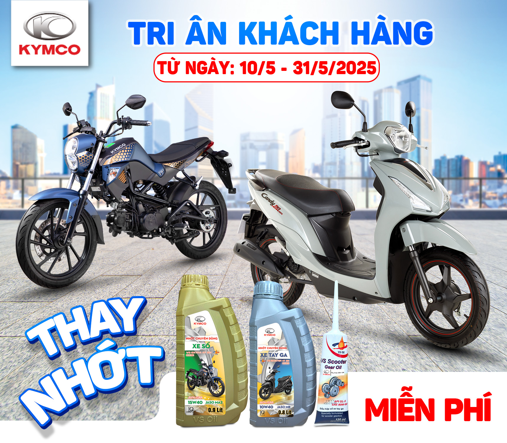thay nhớt kymco thay nhớt kymco