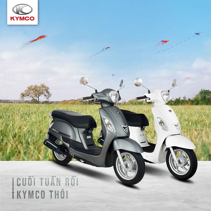 Kymco Like 50cc an toàn, tiện lợi