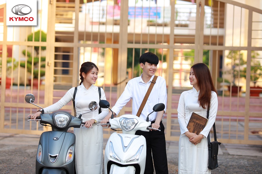 Xe ga 50cc Kymco với mức giá phù hợp hầu hết gia đình Việt