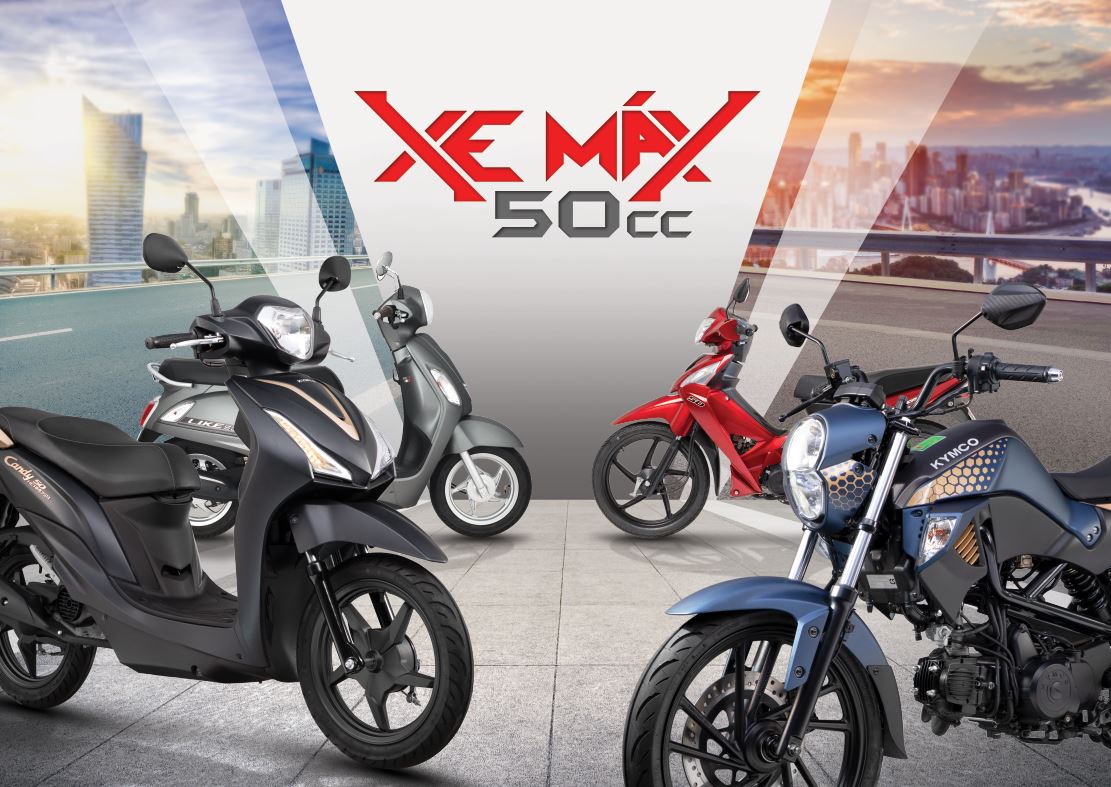 Các mẫu xe máy 50cc KYMCO được rất nhiều người ưa chuộng