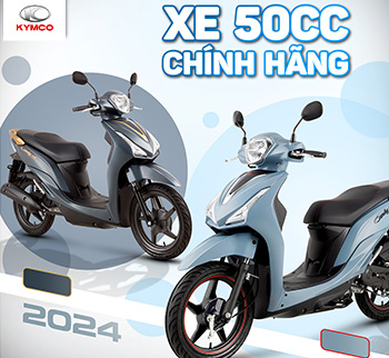 XE 50CC KYMCO CANDY HERMOSA: XE TAY GA CAO CẤP KIỂU DÁNG HIỆN ĐẠI DÀNH CHO HỌC SINH