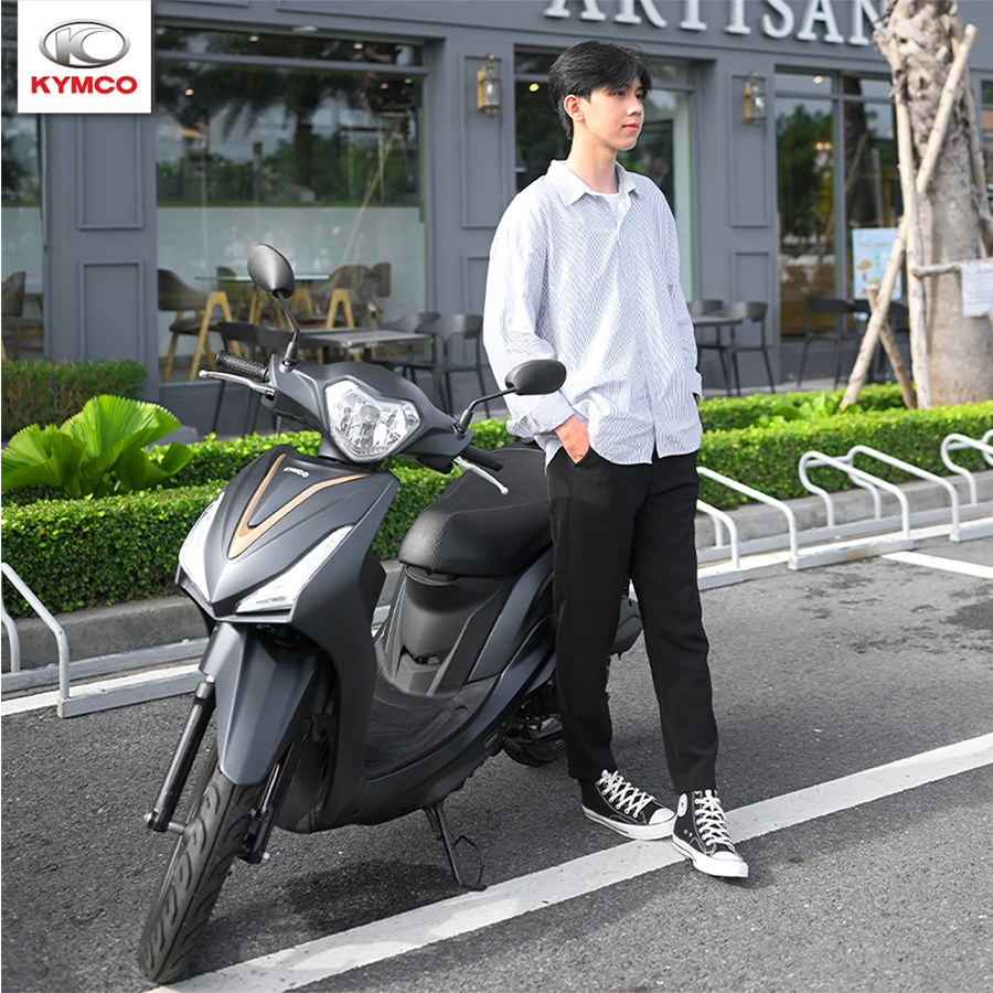 Xe dưới 50cc Hermosa cho màu đen nhám và học sinh