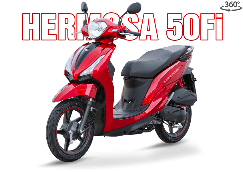 Hermosa 50Fi m&agrave;u đỏ đen