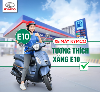 Xe KYMCO Phù Hợp Với Xăng E10 Và Tiêu Chuẩn Khí Thải Xe KYMCO Phù Hợp Với Xăng E10 Và Tiêu Chuẩn Khí Thải