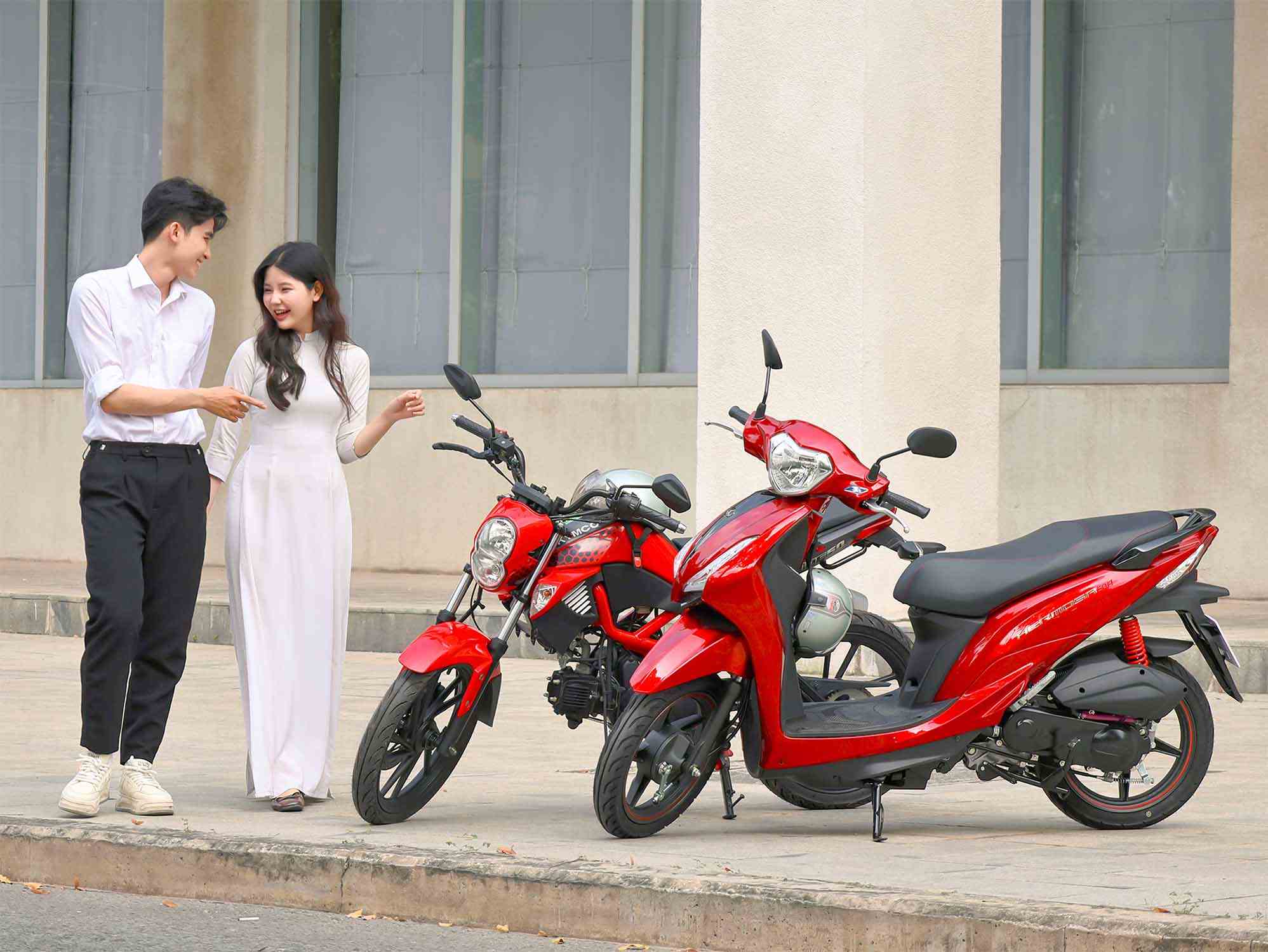 Xe m&aacute;y cho học sinh
